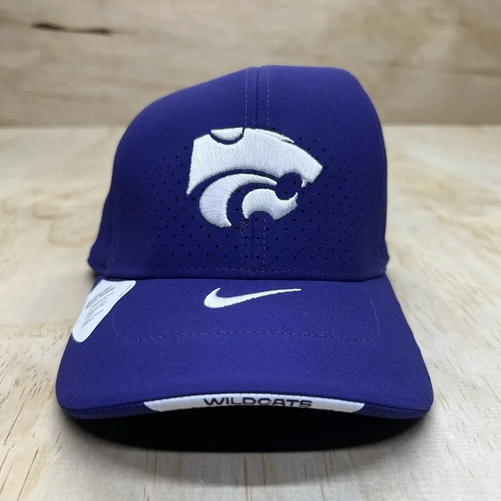 NEW OSFM Kansas State Wildcats Nike 2022 Sideline Classic99 Performance Cap